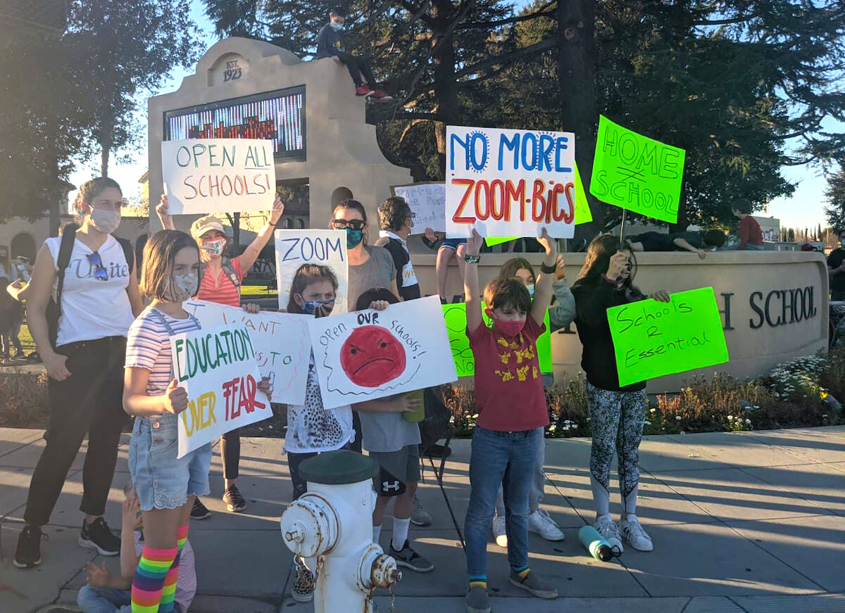 CUSD protest” width=